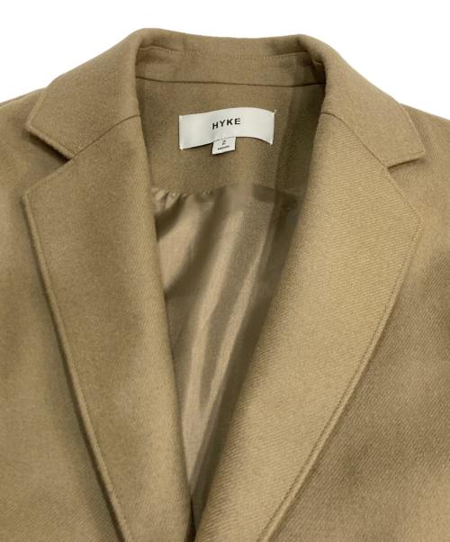HYKE（ハイク）HYKE (ハイク) WOOL SHOP COAT ウールショップコート ベージュ サイズ:2の古着・服飾アイテム