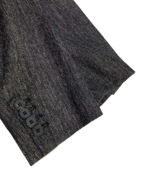 SALON adam et rope'（サロンアダムエロペ）SALON adam et rope' (サロンアダムエロペ) Riopele ビスコースウールツイルダブルジャケット グレー サイズ:Mの古着・服飾アイテム