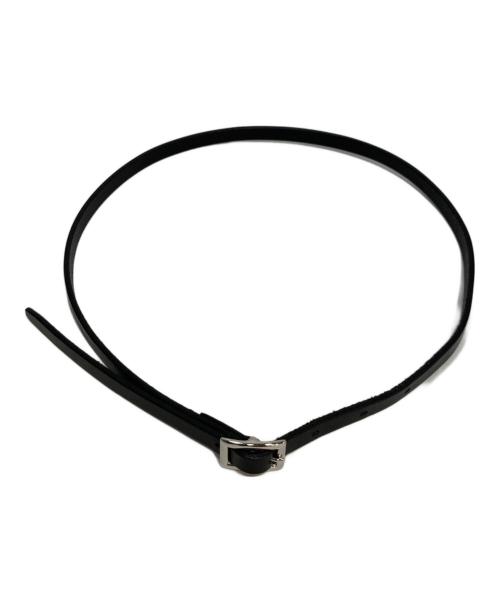 Aeta（アエタ）Aeta (アエタ) SQUARE BUCKLE BELT スクエアバックルベルト ブラックの古着・服飾アイテム