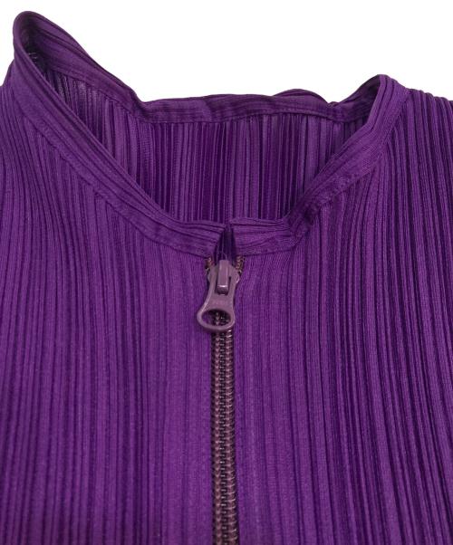 PLEATS PLEASE（プリーツプリーズ）PLEATS PLEASE (プリーツプリーズ) プリーツベスト パープル サイズ:3の古着・服飾アイテム