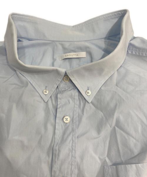 Bagutta（バグッタ）Bagutta (バグッタ) レギュラーカラー オーバーシャツ ブルー サイズ:Sの古着・服飾アイテム