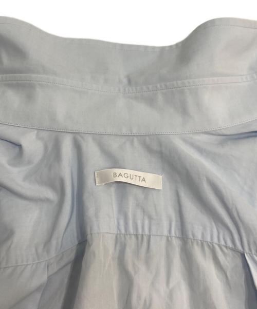 Bagutta（バグッタ）Bagutta (バグッタ) レギュラーカラー オーバーシャツ ブルー サイズ:Sの古着・服飾アイテム