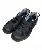 Rockfish Weatherwearロックフィッシュウェザーウェア）の古着「ZANE X-STRAP SNEAKERS V2」｜ブラック