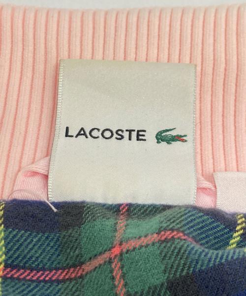 LACOSTE LIVE（ラコステライブ）LACOSTE LIVE (ラコステライブ) Supreme (シュプリーム) Harrington Jacket ハリントンジャケット ピンク サイズ:48の古着・服飾アイテム