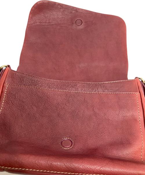 土屋鞄（ツチヤカバン）土屋鞄 (ツチヤカバン) トーンオイルヌメ ショルダーバッグ レッドの古着・服飾アイテム