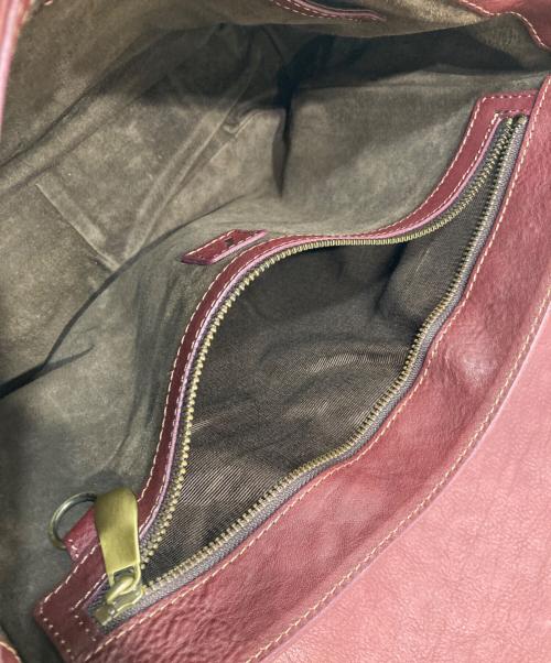 土屋鞄（ツチヤカバン）土屋鞄 (ツチヤカバン) トーンオイルヌメ ショルダーバッグ レッドの古着・服飾アイテム