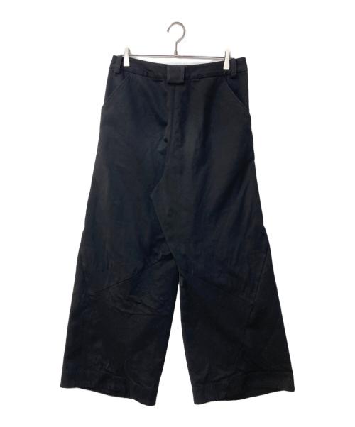 COMMON DIVISOR（コモンデバイザー）COMMON DIVISOR (コモンデバイザー) 変形ワイドパンツ ブラック サイズ:3の古着・服飾アイテム