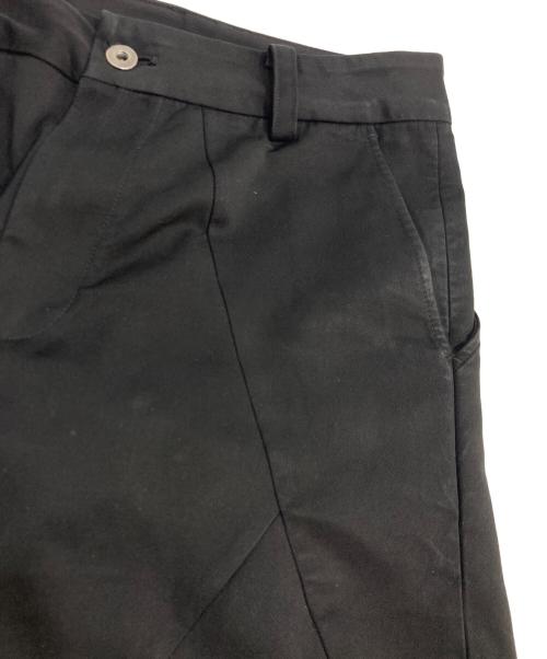 COMMON DIVISOR（コモンデバイザー）COMMON DIVISOR (コモンデバイザー) 変形ワイドパンツ ブラック サイズ:3の古着・服飾アイテム