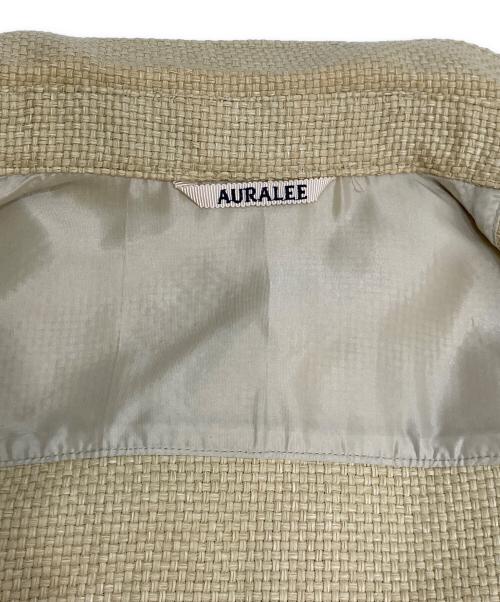 AURALEE（オーラリー）AURALEE (オーラリー) WASHI BASKET HALF SLEEVED SHIRTS ベージュ サイズ:1の古着・服飾アイテム