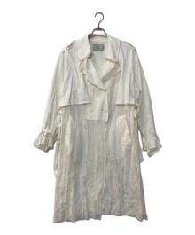 FUMIE=TANAKA（フミエタナカ）の古着「Needle Trench Coat」｜ホワイト
