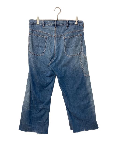 JOURNAL STANDARD relume（ジャーナルスタンダード レリューム）JOURNAL STANDARD relume (ジャーナルスタンダード レリューム) リメイク ライトオンス デニムペインターパンツ ブラック サイズ:Mの古着・服飾アイテム