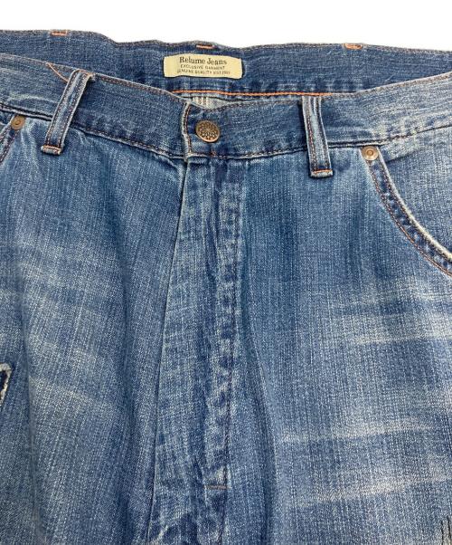 JOURNAL STANDARD relume（ジャーナルスタンダード レリューム）JOURNAL STANDARD relume (ジャーナルスタンダード レリューム) リメイク ライトオンス デニムペインターパンツ ブラック サイズ:Mの古着・服飾アイテム