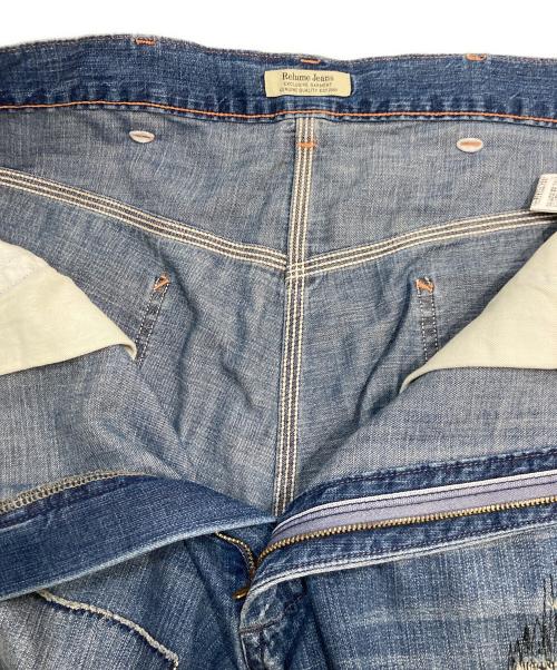 JOURNAL STANDARD relume（ジャーナルスタンダード レリューム）JOURNAL STANDARD relume (ジャーナルスタンダード レリューム) リメイク ライトオンス デニムペインターパンツ ブラック サイズ:Mの古着・服飾アイテム
