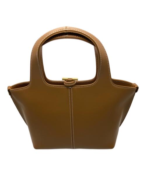 Atelier de LUMEN（アトリエ・ド・ルメン）Atelier de LUMEN (アトリエ・ド・ルメン) PANIER PETIT BAG ブラウンの古着・服飾アイテム