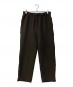 UNITED ARROWS & SONS×DAISUKE OBAユナイテッドアローズ＆サンズ×）の古着「BELT CR1P PANTS」｜ブラウン