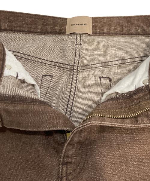 THESHISHIKUI（シシクイ）THESHISHIKUI (シシクイ) BASIC JEANS デニム ブラウン サイズ:23の古着・服飾アイテム