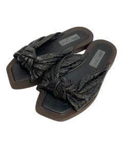 中古・古着通販】JIMMY CHOO (ジミーチュウ) クロスストラップエナメル