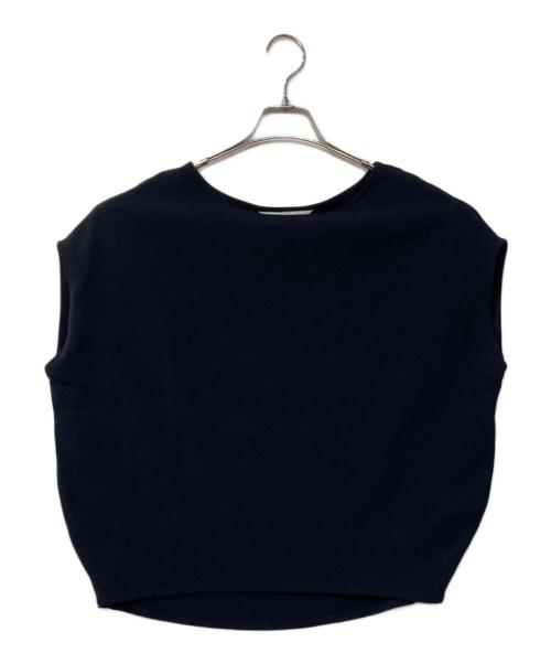 SOEJU（ソージュ）SOEJU (ソージュ) ショートスリーブコクーンブラウス ネイビー サイズ:Lの古着・服飾アイテム