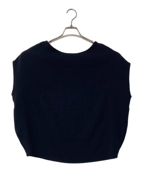 SOEJU（ソージュ）SOEJU (ソージュ) ショートスリーブコクーンブラウス ネイビー サイズ:Lの古着・服飾アイテム