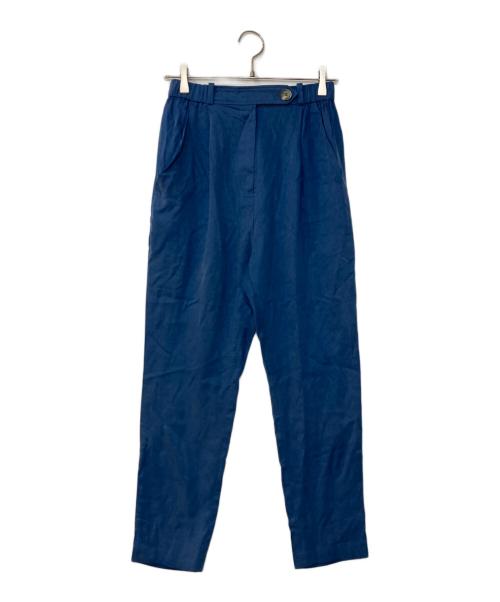 Vivienne Westwood ANGLOMANIA（ヴィヴィアンウエストウッドアングロマニア）Vivienne Westwood ANGLOMANIA (ヴィヴィアンウエストウッドアングロマニア) タックパンツ ブルー サイズ:36の古着・服飾アイテム