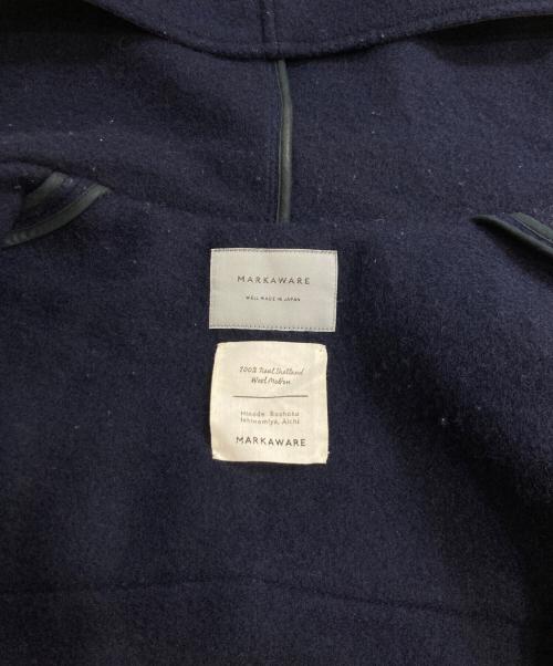 MARKAWARE（マーカウェア）MARKAWARE (マーカウェア) MONTY COAT REAL SHETLAND MELTON ネイビー サイズ:2の古着・服飾アイテム