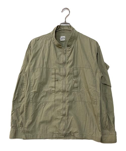 POST O'ALLS（ポストオーバーオールズ）POST O'ALLS (ポストオーバーオールズ) ショートブルゾン ベージュ サイズ:Mの古着・服飾アイテム