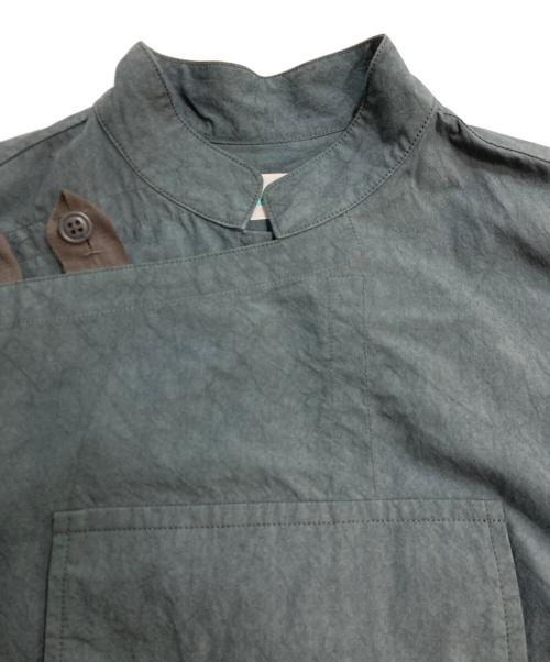 Hombre Nino（オンブレニーニョ）Hombre Nino (オンブレニーニョ) CORDURA NYLON SHIRT グレー サイズ:LARGEの古着・服飾アイテム