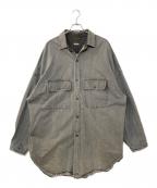 KAPITALキャピタル）の古着「CPO Slappy Shirt デニム CPOスラッピーシャツコート」｜グレー