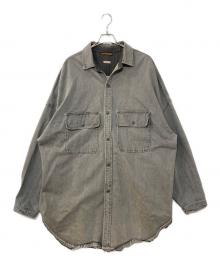 KAPITAL（キャピタル）の古着「CPO Slappy Shirt デニム CPOスラッピーシャツコート」｜グレー