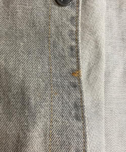 KAPITAL（キャピタル）KAPITAL (キャピタル) CPO Slappy Shirt デニム CPOスラッピーシャツコート グレー サイズ:Lの古着・服飾アイテム