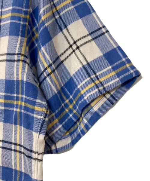 VISVIM（ビズビム）VISVIM (ビズビム) ボタンダウンチェックシャツ ブルー サイズ:1の古着・服飾アイテム