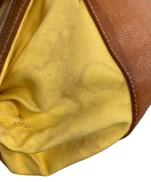 IL BISONTE（イル ビゾンテ）IL BISONTE (イル ビゾンテ) レザーハンドバッグ ブラウン サイズ:-の古着・服飾アイテム