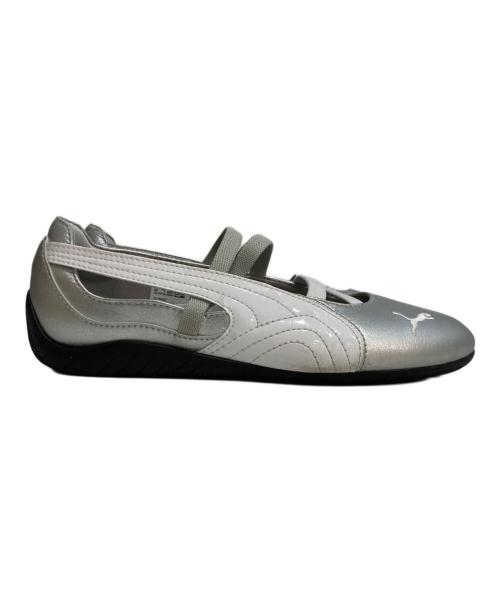 PUMA（プーマ）PUMA (プーマ) SPEEDCAT BALLET METALLIC WNS スピードキャット バレエ メタリック スニーカー シルバー サイズ:24の古着・服飾アイテム