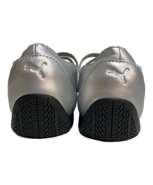PUMA（プーマ）PUMA (プーマ) SPEEDCAT BALLET METALLIC WNS スピードキャット バレエ メタリック スニーカー シルバー サイズ:24の古着・服飾アイテム