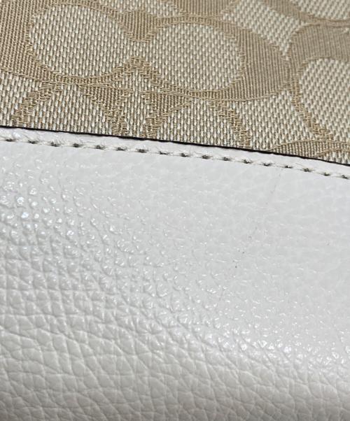 COACH（コーチ）COACH (コーチ) デンプシーキャリーオール2WAYショルダーバッグ ベージュの古着・服飾アイテム