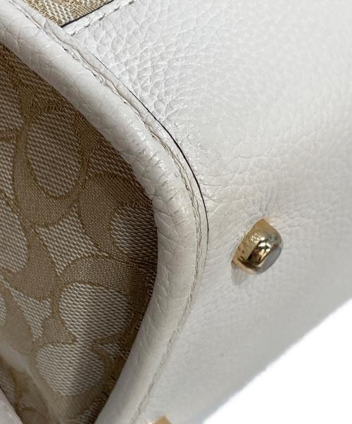 COACH（コーチ）COACH (コーチ) デンプシーキャリーオール2WAYショルダーバッグ ベージュの古着・服飾アイテム