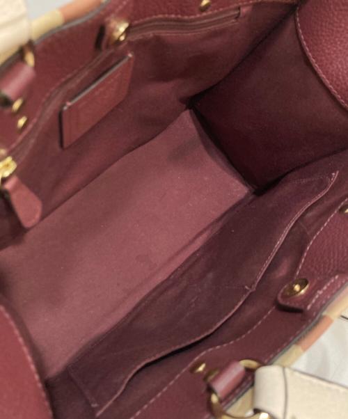 COACH（コーチ）COACH (コーチ) デンプシーキャリーオール2WAYショルダーバッグ ベージュの古着・服飾アイテム