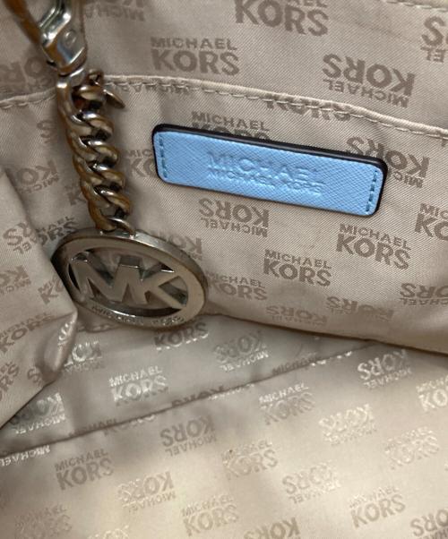 MICHAEL KORS（マイケルコース）MICHAEL KORS (マイケルコース) トートバッグ スカイブルー サイズ:-の古着・服飾アイテム