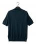 JOHN SMEDLEY (ジョンスメドレー) モックネック半袖コットンニットＴシャツ グリーン サイズ:L：15000円