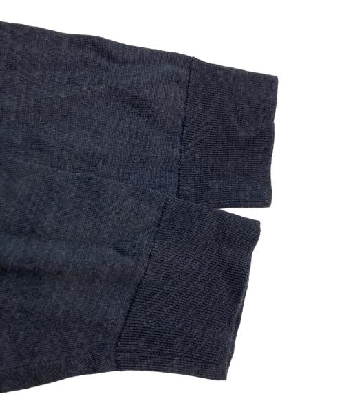 JOHN SMEDLEY（ジョンスメドレー）JOHN SMEDLEY (ジョンスメドレー) BELPER SHIRT LS メリノウールニットポロシャツ ネイビー サイズ:Lの古着・服飾アイテム