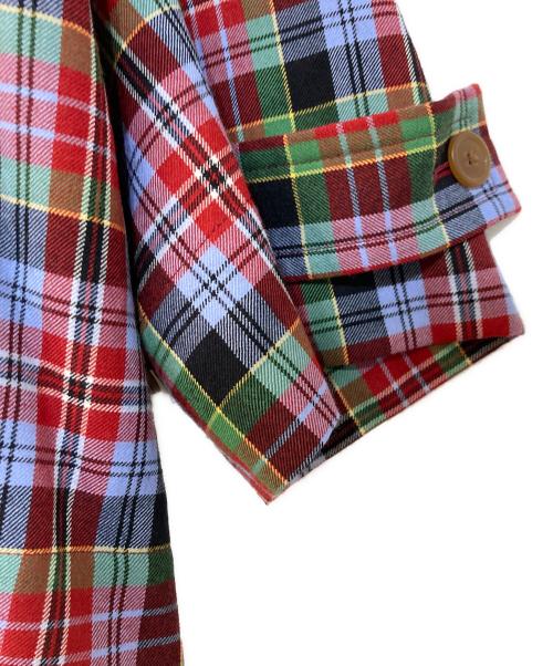 Vivienne Westwood RED LABEL（ヴィヴィアンウエストウッドレッドレーベル）Vivienne Westwood RED LABEL (ヴィヴィアンウエストウッドレッドレーベル) TARTAN CHECK JACKET ウールジャケット レッド サイズ:00の古着・服飾アイテム