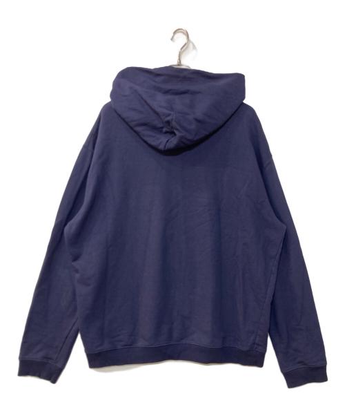 Maison Margiela（メゾンマルジェラ）Maison Margiela (メゾンマルジェラ) ナンバーロゴ刺繍付パーカー ネイビー サイズ:48の古着・服飾アイテム