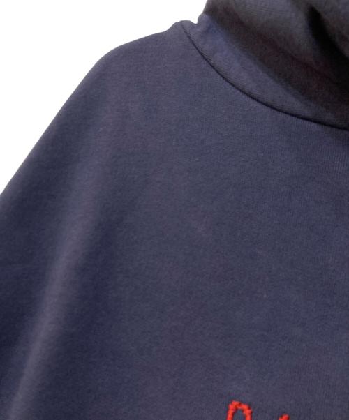 Maison Margiela（メゾンマルジェラ）Maison Margiela (メゾンマルジェラ) ナンバーロゴ刺繍付パーカー ネイビー サイズ:48の古着・服飾アイテム