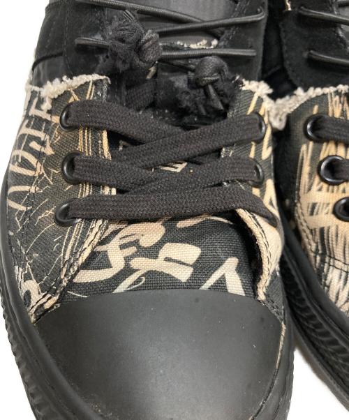 Maison Margiela（メゾンマルジェラ）Maison Margiela (メゾンマルジェラ) EVOLUTION LOW グラフィティ スニーカー ブラック サイズ:42の古着・服飾アイテム