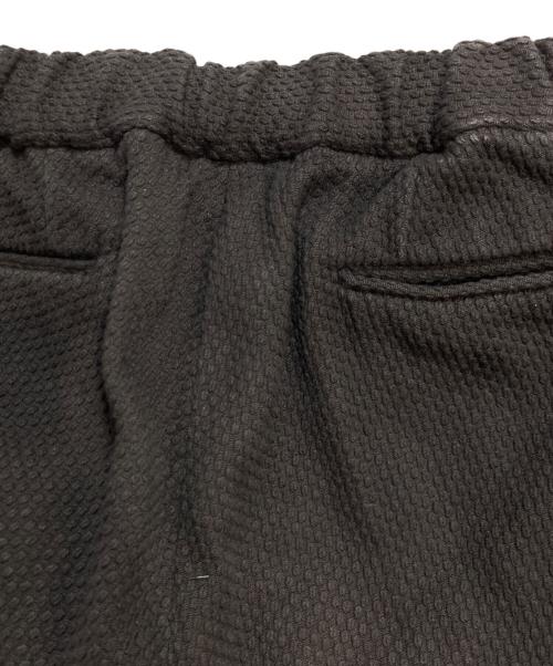 COLINA（コリーナ）COLINA (コリーナ) Sashiko Curve Slacks/手染め 刺し子 カーブ スラックス ブラック サイズ:Sの古着・服飾アイテム