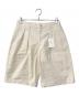 CAPERTICA（カペルチカ）の古着「2-TUCK WIDE SHORTS / ARMY CANVAS」｜ホワイト