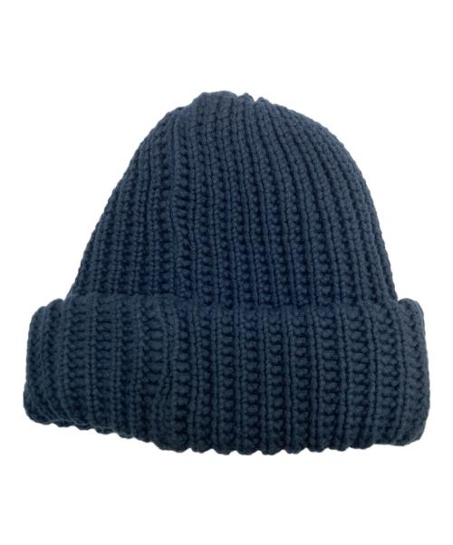 COMES AND GOES（カムズアンドゴーズ）COMES AND GOES (カムズアンドゴーズ) everyone (エブリワン) knit cap ニットキャップ ネイビーの古着・服飾アイテム