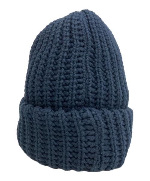 COMES AND GOES（カムズアンドゴーズ）COMES AND GOES (カムズアンドゴーズ) everyone (エブリワン) knit cap ニットキャップ ネイビーの古着・服飾アイテム