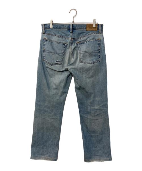 POLO RALPH LAUREN（ポロ・ラルフローレン）POLO RALPH LAUREN (ポロ・ラルフローレン) Hampton リラックス ストレート ストレッチ ジーンズ デニムパンツ インディゴ サイズ:W32の古着・服飾アイテム