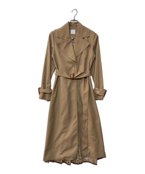 Ameri（アメリ）AMERI (アメリ) バックレース トレンチコート カーキ サイズ:記載なしの古着・服飾アイテム